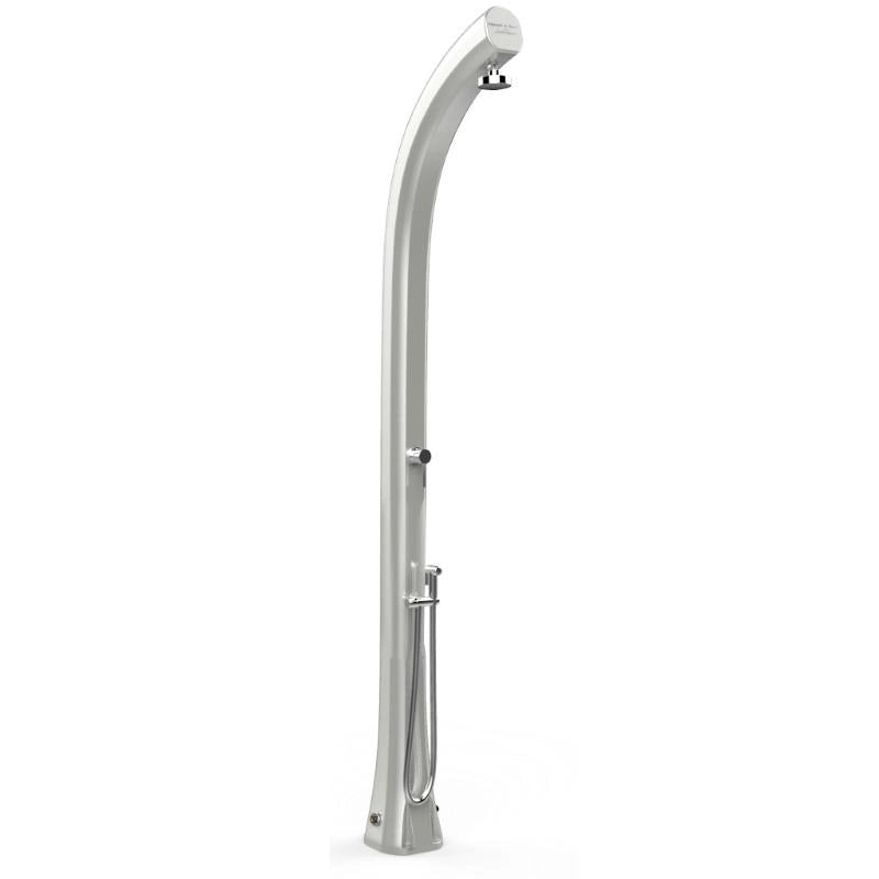 Doccia Solare In Alluminio Jolly Plus 24 Litri Top Line Con Miscelatore E  Doccetta Mobile Colore Perla Bianca Cv-B540-Tl/9400