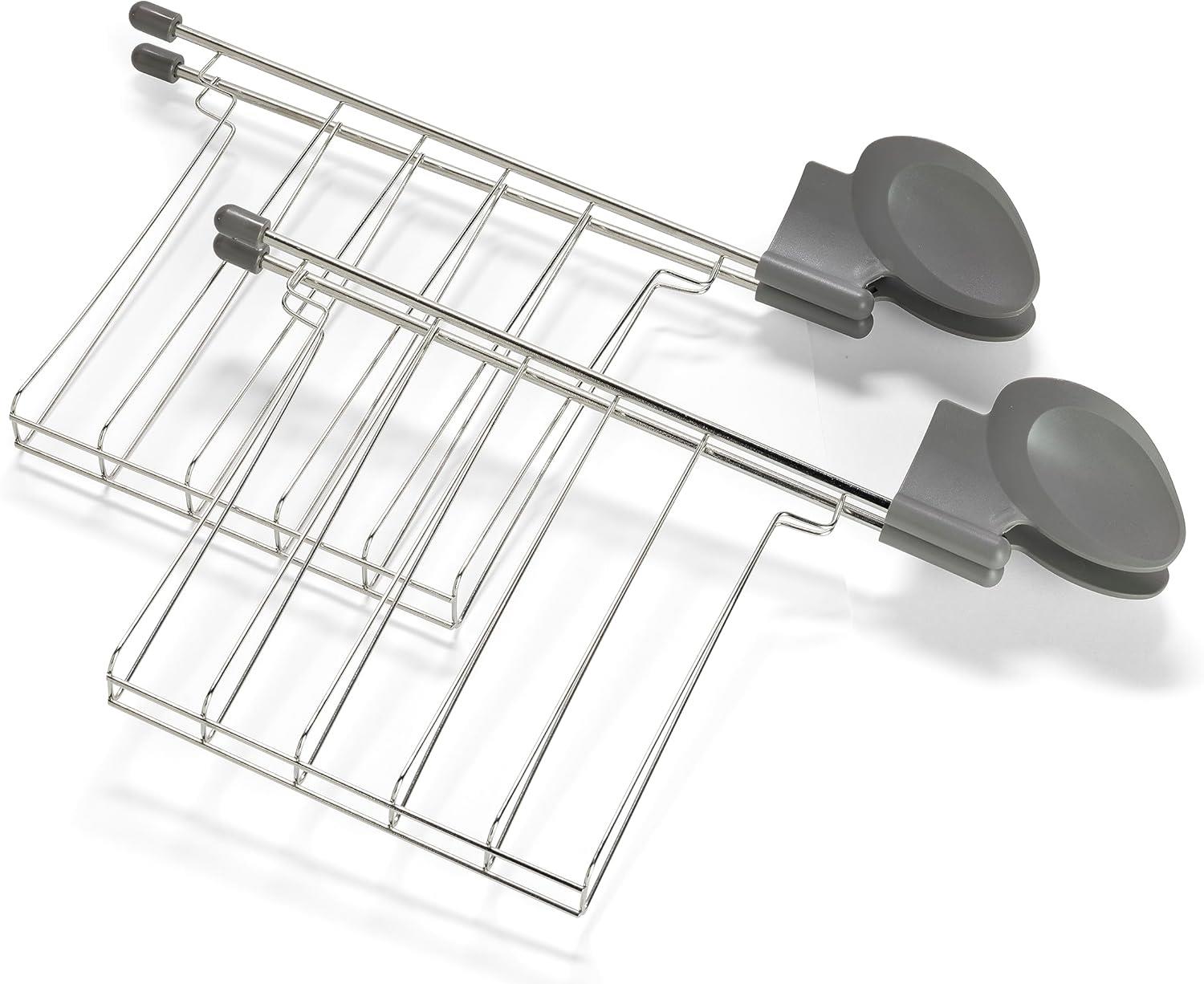 TOGNANA IRIDEA TOSTAPANE CON DOPPIA PINZA E RACCOGLIBRICIOLE 850W ROSSO