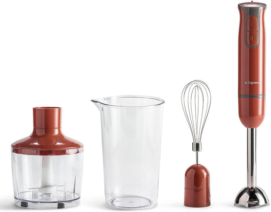 TOGNANA IRIDEA FRULLATORE A IMMERSIONE 600W ROSSO