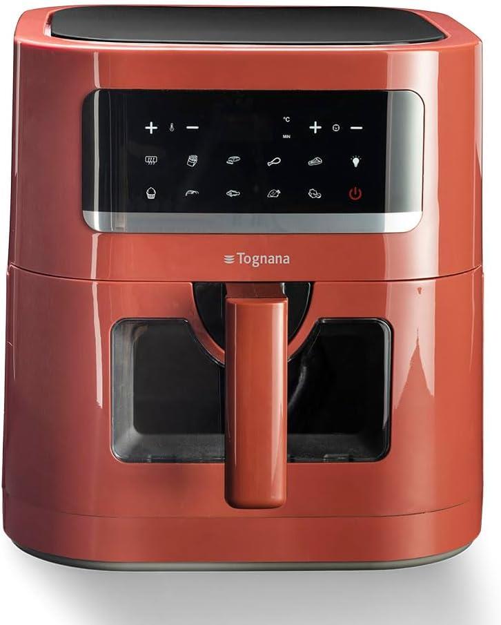 TOGNANA IRIDEA FRIGGITRICE AD ARIA 7 LITRI 1800W ROSSO
