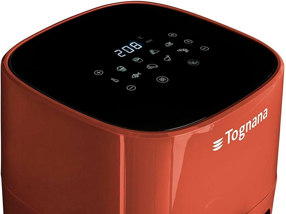 TOGNANA IRIDEA FRIGGITRICE AD ARIA 5,5LT 1400W ROSSO