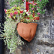 GERLA DA PARETE NATURA 29X15XH20 IN PLASTICA COLOR TERRACOTTA