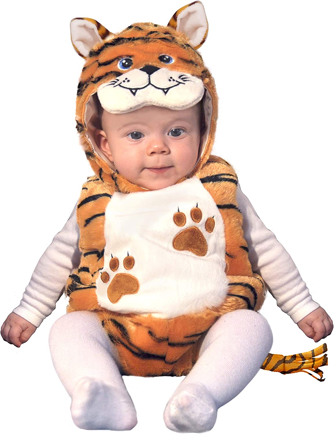COSTUME CANEVALE BABY TIGROTTO PER NEONATI 0-9 MESI