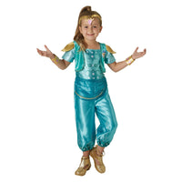 COSTUME CARNEVALE SHIMMER SHINE BAMBINA 3 - 4 ANNI 104 CM