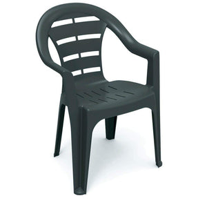 MAURY'S MOYO SEDIA IMPILABILE DA ESTERNO ANTRACITE 54 X 56 X H81 CM