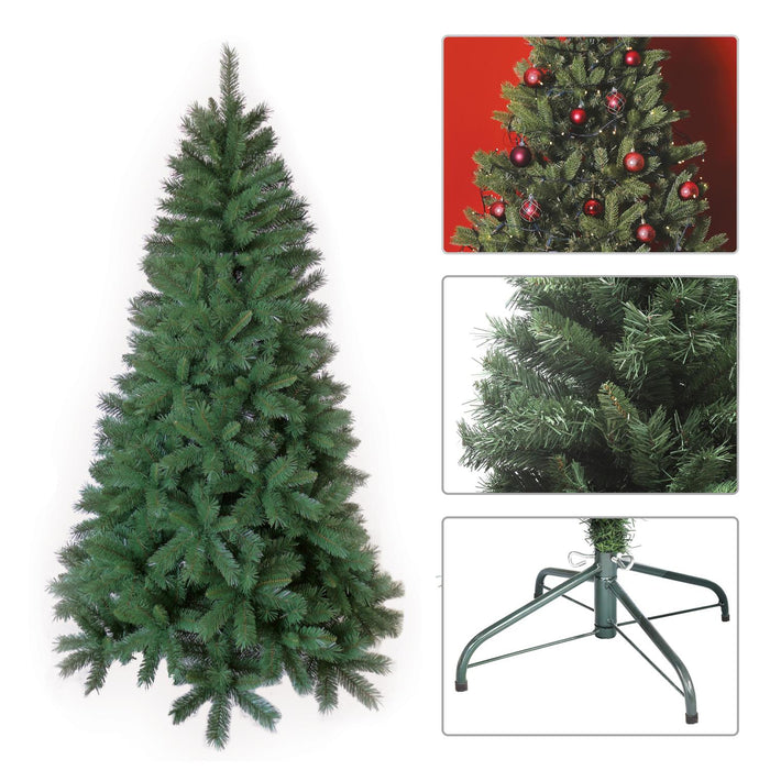 ALBERO DI NATALE MONTEMAURO 240 CM CON 1672 RAMI - VERDE ARTIFICIALE