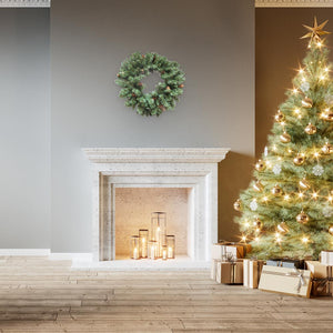 MAURY'S GHIRLANDA DI NATALE DIETRO PORTA MONTEMAURO MEDIO 45 CM