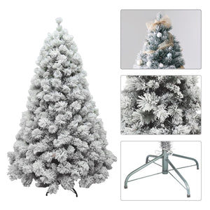 ALBERO DI NATALE GRAN SASSO INNEVATO ARTIFICIALE ALTEZZA 210 CM