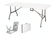 TAVOLO PIC NIC BIRRERIA PIEGHEVOLE VALIGETTA BIANCO 181X74X74