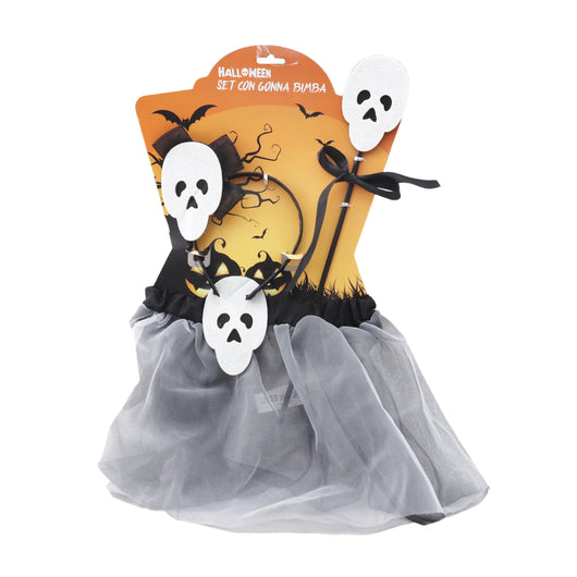 SET GONNA BIMBA HALLOWEEN IN COLORE ASSORTITO