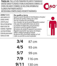 HARLEQUIN COSTUME HORROR GIRL ABITO BIANCO E NERO + CERCHIETTO ANNI 5-7