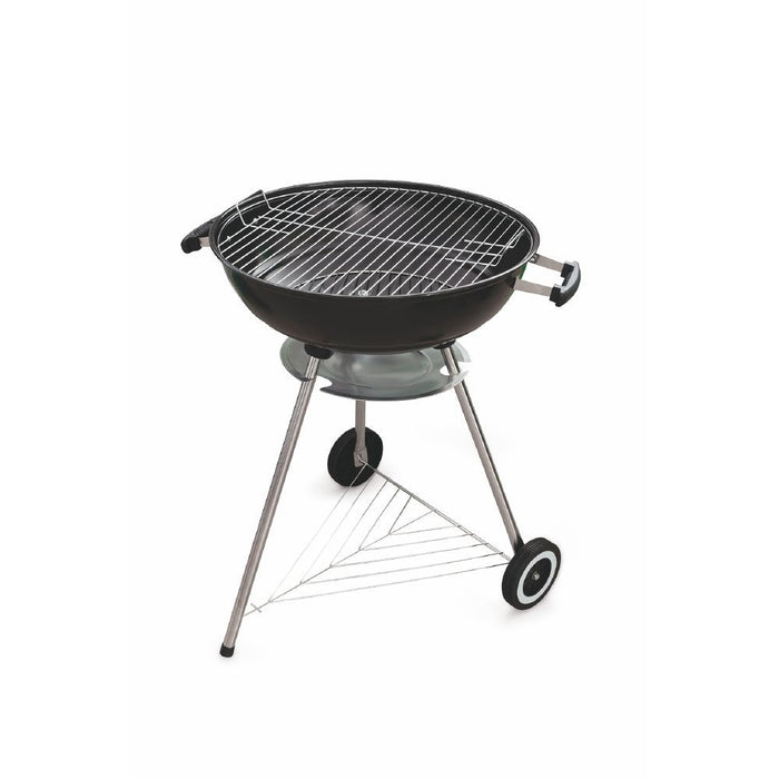 BARBECUE TONDO CON COPERCHIO E RUOTE 73 X 57 X 100 CM