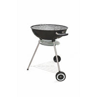 BARBECUE TONDO CON COPERCHIO E RUOTE 73 X 57 X 100 CM
