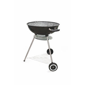 BARBECUE TONDO CON COPERCHIO E RUOTE 73 X 57 X 100 CM