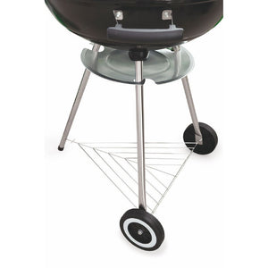 BARBECUE TONDO CON COPERCHIO E RUOTE 73 X 57 X 100 CM