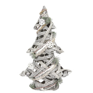 MAURY'S ALBERO DI NATALE IN LEGNO 45 CM LINEA WOODY XMAS