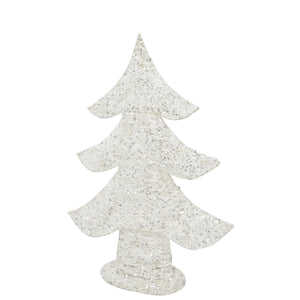 MAURY'S ALBERO DI NATALE DECORATIVO GLITTER WHITE DA 45 CM