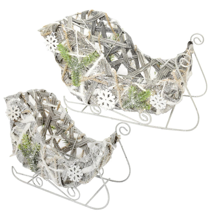 MAURY'S WOODY XMAS SLITTE DECORATIVE IN SET DA 2 PEZZI