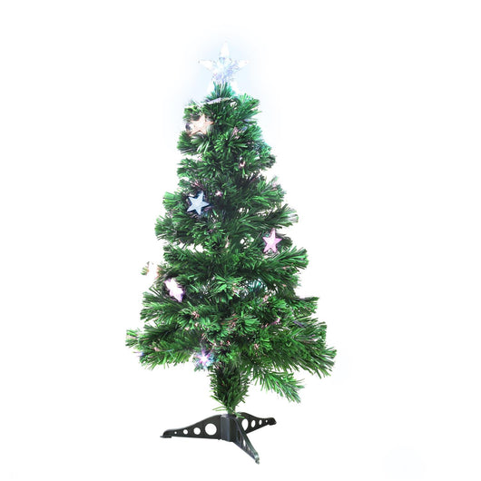 MAURY'S ALBERO DI NATALE LED E FIBRE OTTICHE 150 CM
