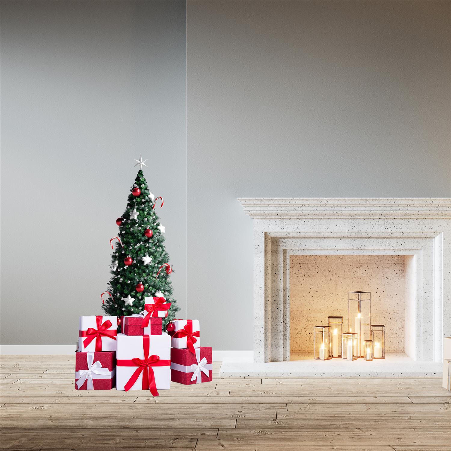 MAURY'S ALBERO DI NATALE EXTRA SLIM 150 CM VERDE CON 317 RAMI