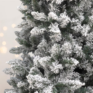 MAURY'S ALBERO DI NATALE EXTRA SLIM 210 CM INNEVATO