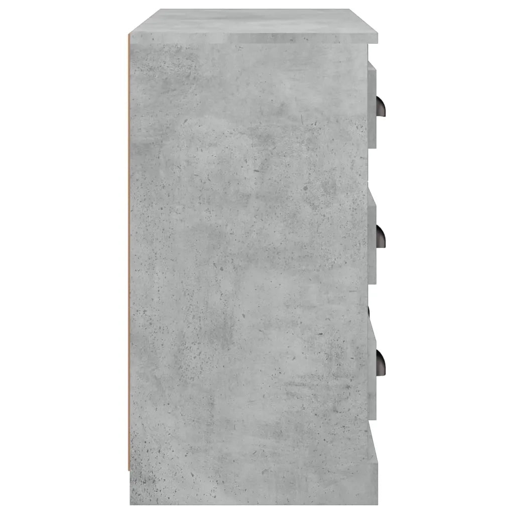 Credenza-Buffet-Armadio da cucina Grigio Cemento 70x35,5x67,5 cm in Legno Multistrato 305768