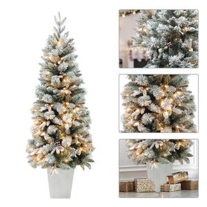 MAURY'S ALBERO MONTECARLO INNEVATO 150 CM CON LED