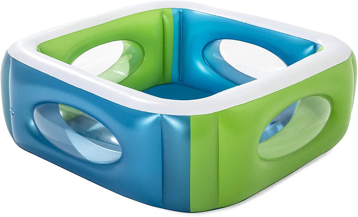 BESTWAY PISCINA WINDOW MULTI COLOR CON OBLO' 168 X 168 X 56 CM ASSORTITO