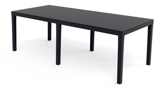 TAVOLO INDO DA ESTERNO ALLUNGABILE  220X90XH72 IN COLORE ANTRACITE