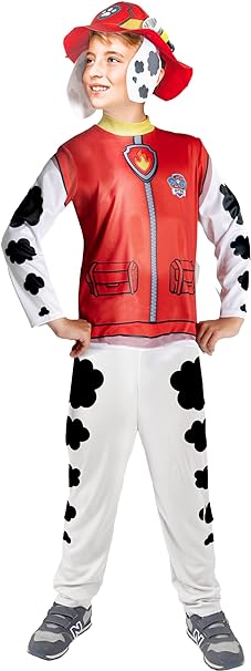 COSTUME DI CARNEVALE PAW PATROL MARSHALL TAGLIA 5 - 7 ANNI