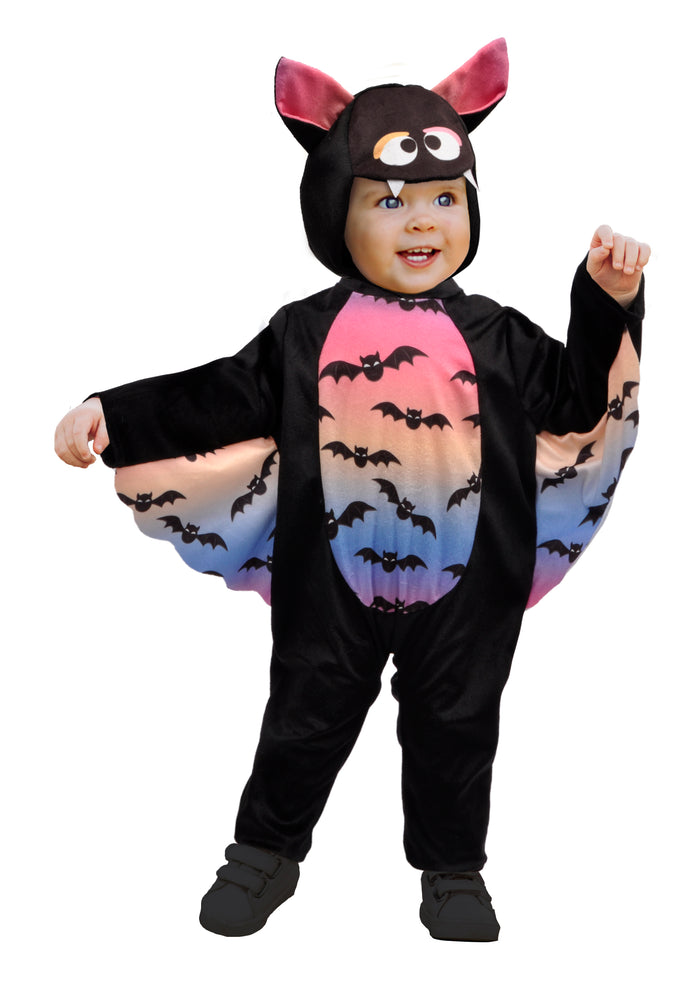 COSTUME HALLOWEEN BABY BAT PER BAMBINI TAGLIA 2-3 ANNI