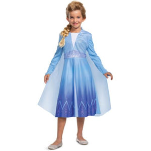 COSTUME DI CARNEVALE FROZEN DA ELSA TAGLIA 7-8 ANNI
