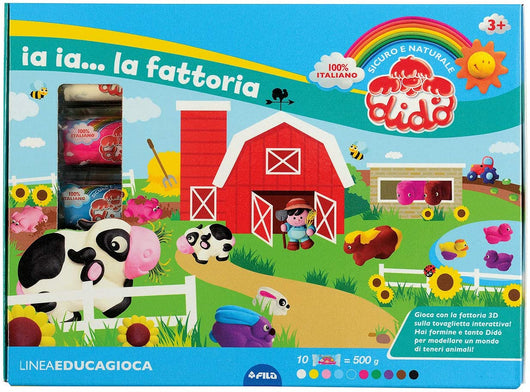 DIDO LA FATTORIA - PASTA MODELLABILE COLORI ASSORTITI