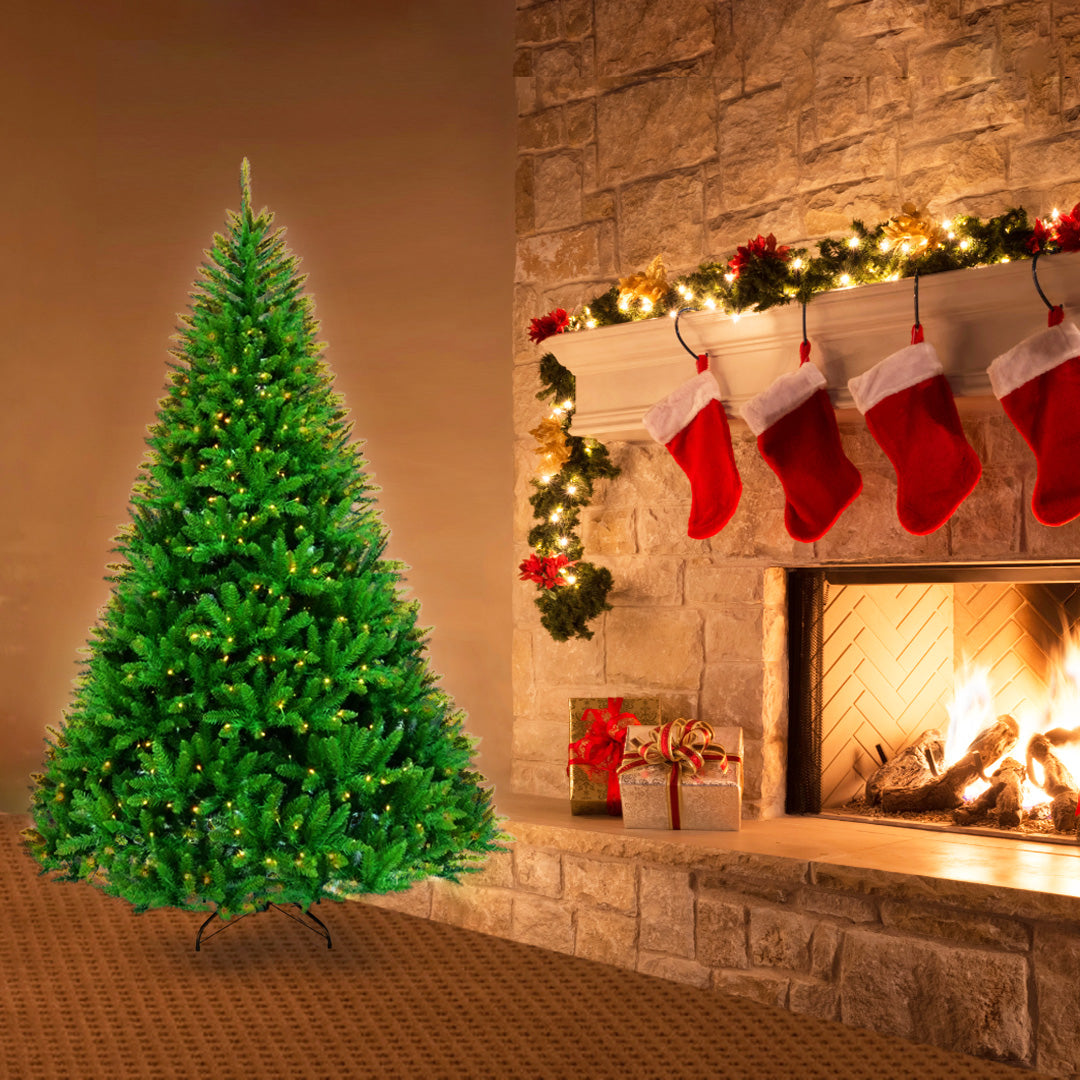 MA MAISON ALBERO DI NATALE CADORE CON LUCI INTEGRATE CM.180 + CON 450 LED COLORE VERDE