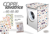 COPRILAVATRICE CON FANTASIA A POIS 85X60X60CM IN COLORE ASSORTITO