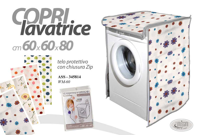 COPRILAVATRICE CON FANTASIA A POIS 85X60X60CM IN COLORE ASSORTITO