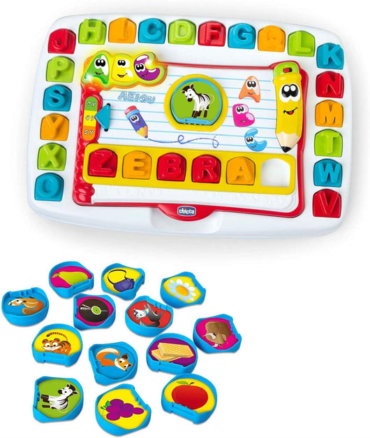 CHICCO BANCO SCUOLA LEGGI E IMPARA GIOCO EDUCATIVO ELETTRONICO METODO MONTESSORI BAMBINI 3-6 ANNI