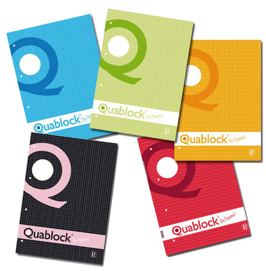 QUABLOCK RICARICA A4 5 MM 80 GR COLORI ASSORTITI