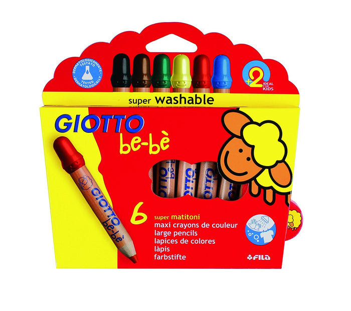 GIOTTO BEBE MATITONI 6 PEZZI