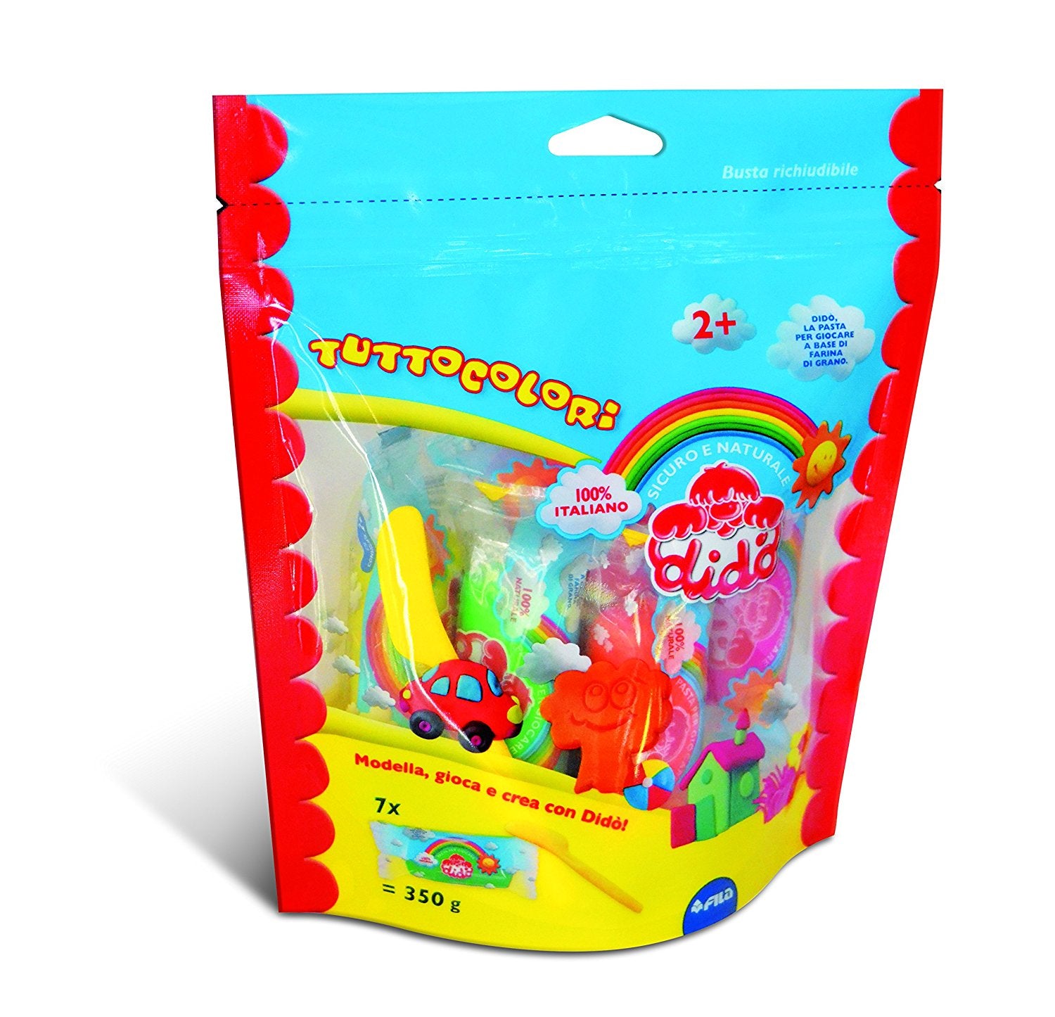 DIDÒ TUTTOCOLORE BUSTA PONGO 7 PZ MULTICOLOR