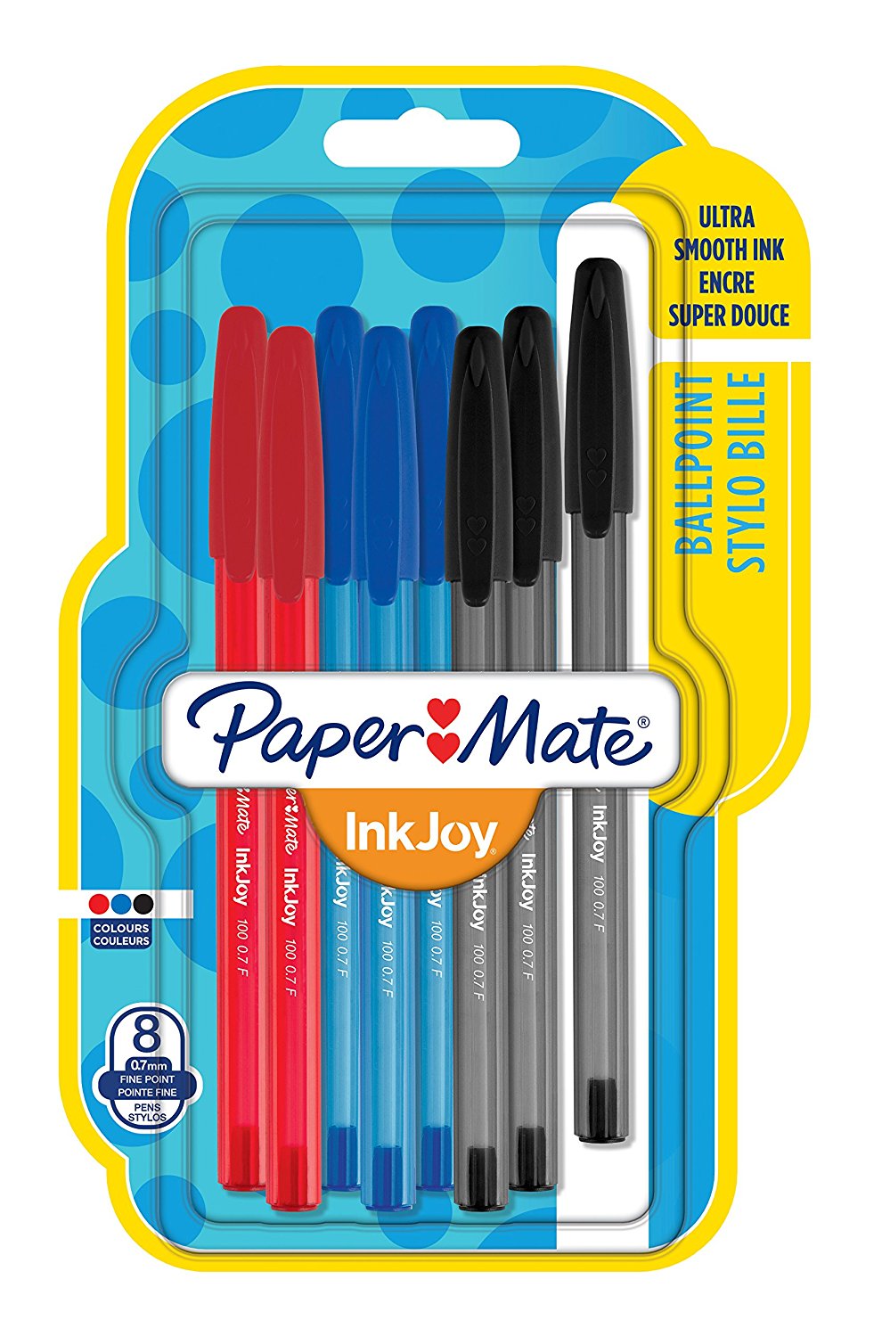 PAPERMATE PENNA A SFERA INKJOY 5PZ COLORI ASSORTITI