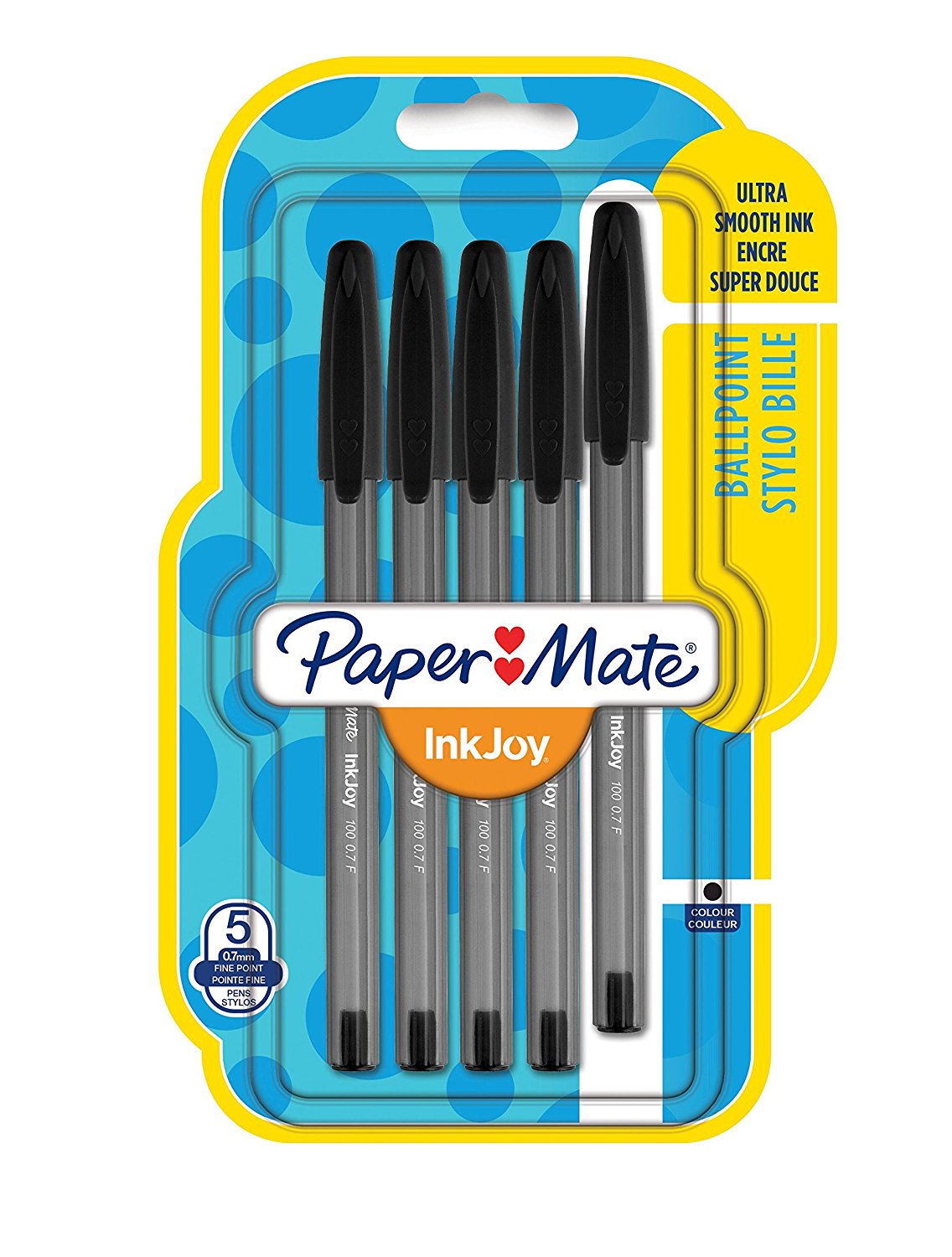 PAPERMATE PENNA A SFERA INKJOY 5PZ COLORI ASSORTITI