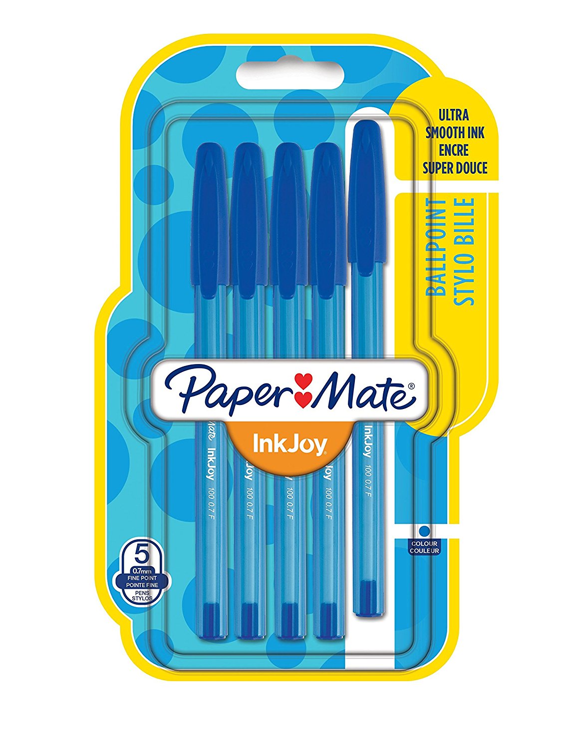 PAPERMATE PENNA A SFERA INKJOY 5PZ COLORI ASSORTITI