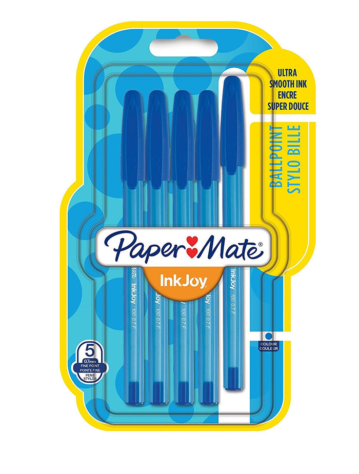 PAPERMATE PENNA A SFERA INKJOY 5PZ COLORI ASSORTITI