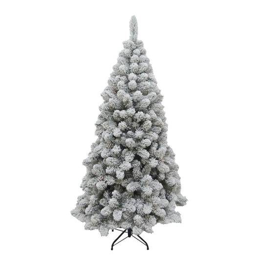 ALBERO DI NATALE ROCCARASO 180 CM CON NEVE INNEVATO ARTIFICIALE