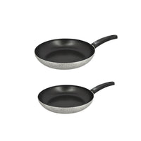 MA MAISON SET 2 PADELLE Ø 20 CM + Ø 24 CM LINEA ALESSIA SPESSORE 2.20 MM ANTIADERENTE E ANTIGRAFFIO IN ALLUMINIO