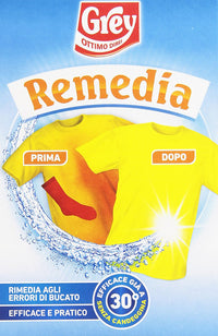 GREY REMEDIA CATTURA COLORE ADDITIVO PER LAVAGGI IN LAVATRICE 6 X 200 GR