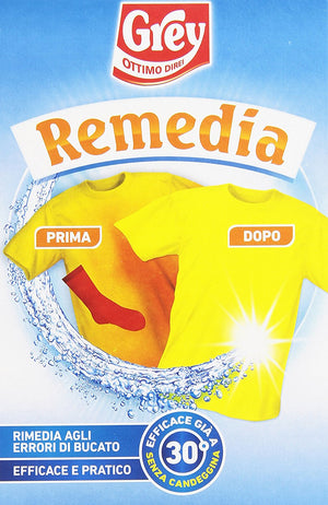 GREY REMEDIA CATTURA COLORE ADDITIVO PER LAVAGGI IN LAVATRICE 6 X 200 GR