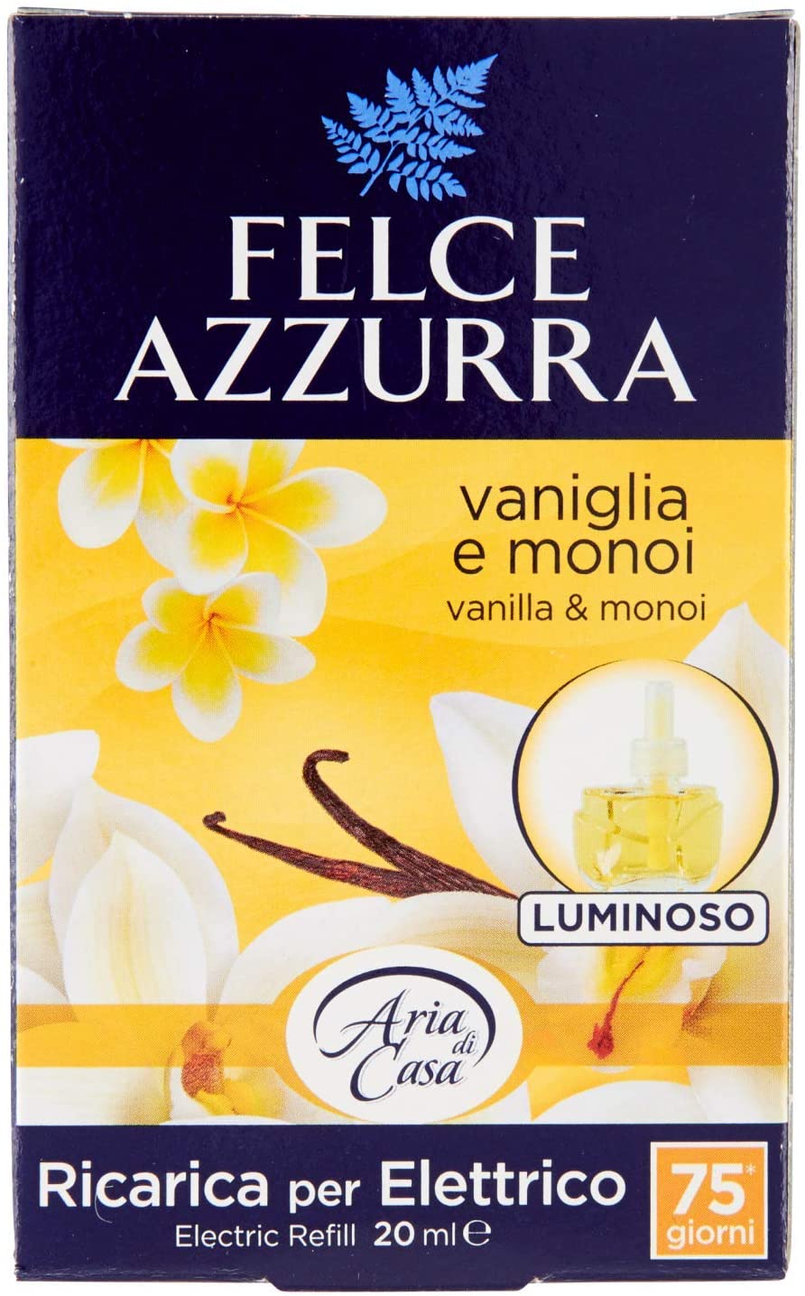 SET 6 FELCE AZZURRA RICARICA PER DIFFUSORE ELETTRICO DA 20 ML VANIGLIA