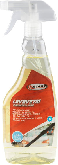 Spray trigger lavavetri idrorepellente auto, contiene 500 ml, antigoccia